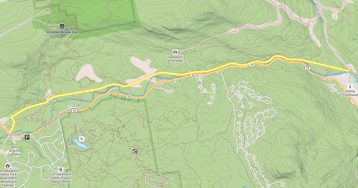 Map preview of Narrow Gauge Pathway