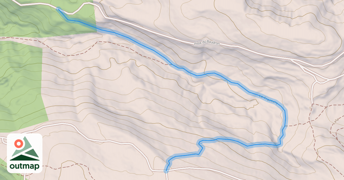Map of La Fracture