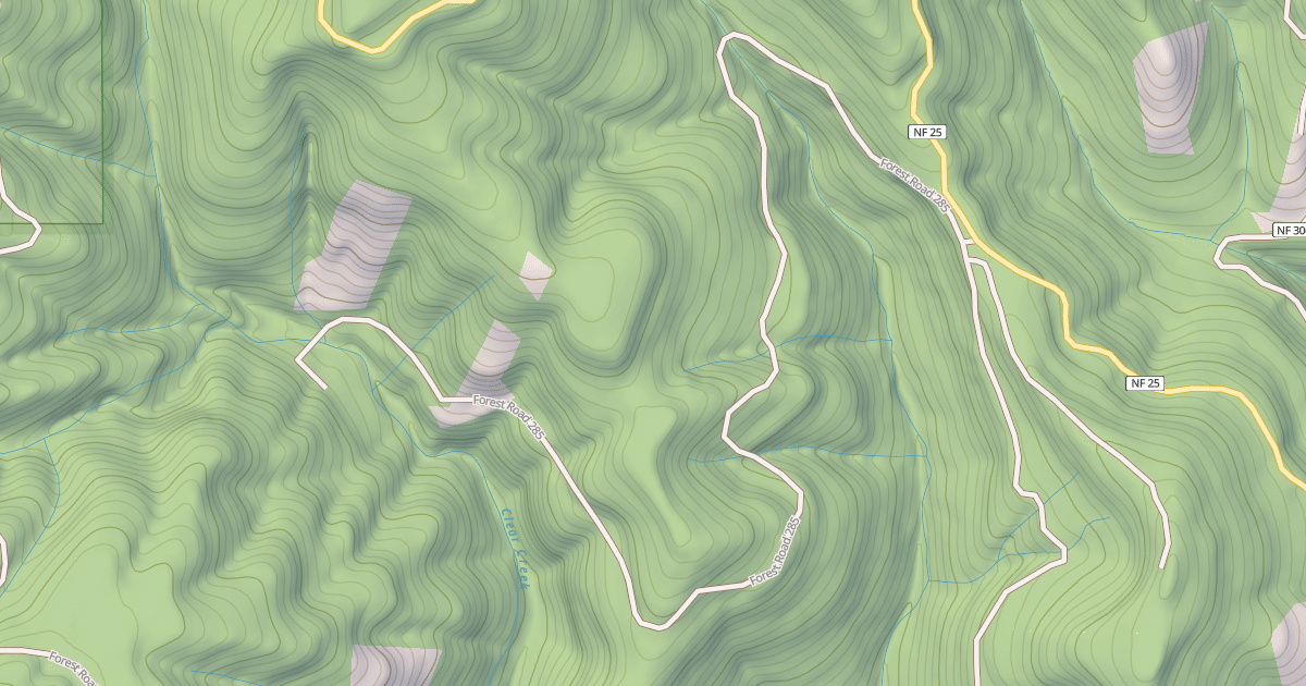 Map preview of CLEAR CREEK