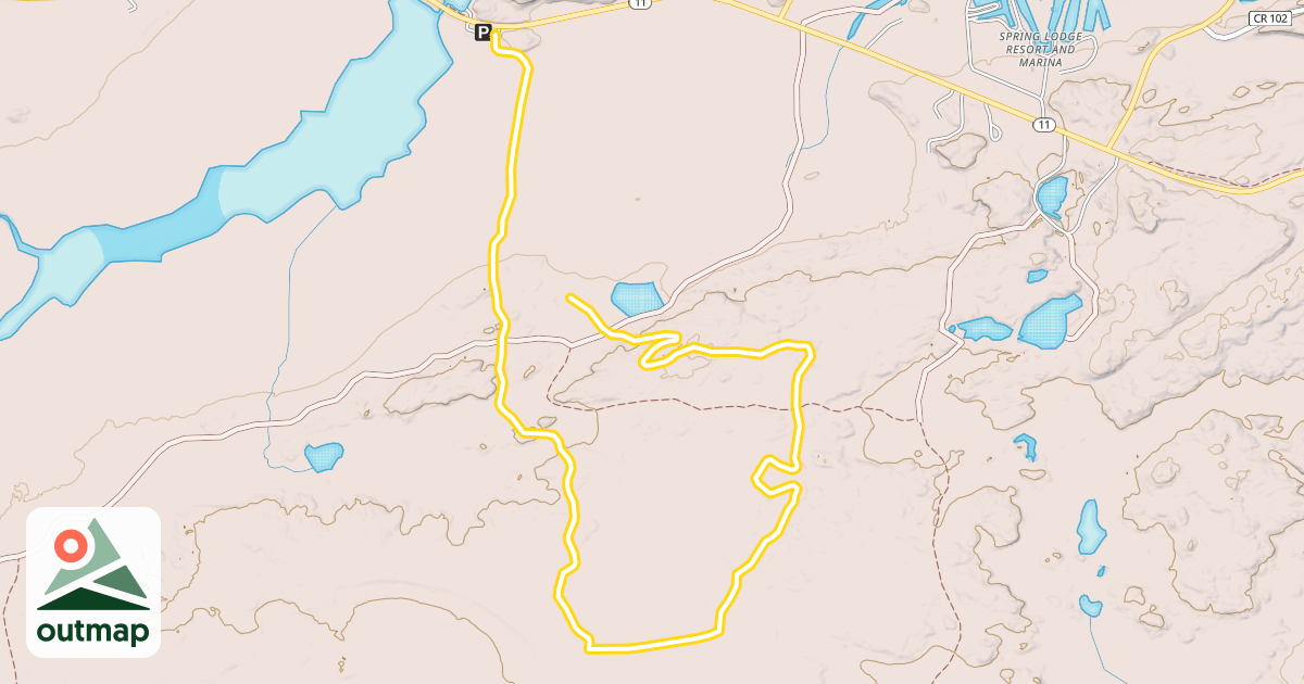 Map of Orange Trail