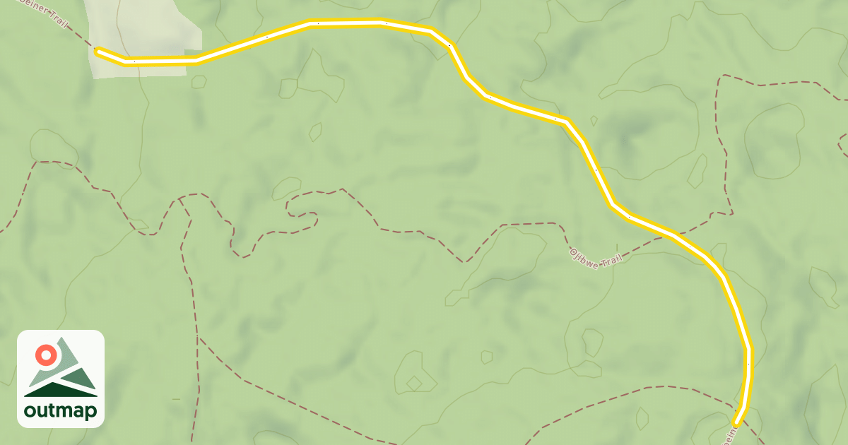 Map of Birkebeiner Trail
