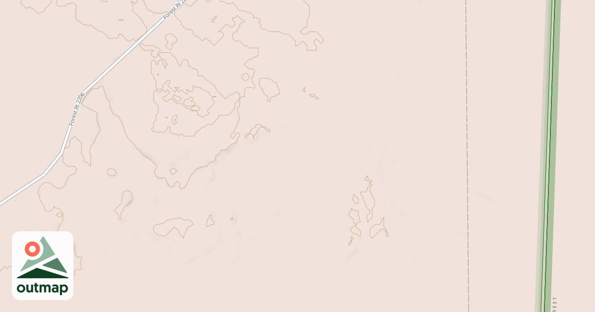 Map of DAMON LAKE SPUR 2631