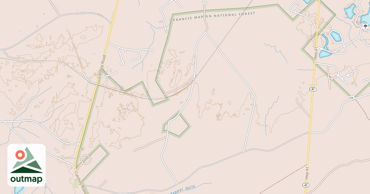 Map of WANDO