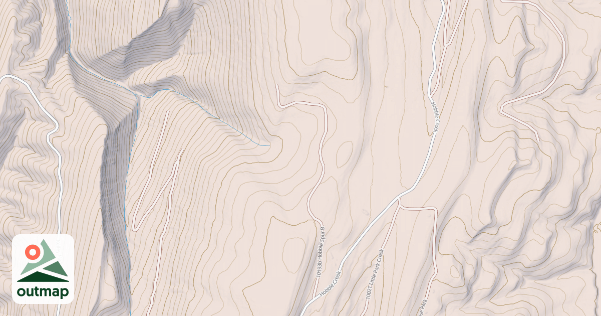 Map of HOBBLE SPUR B
