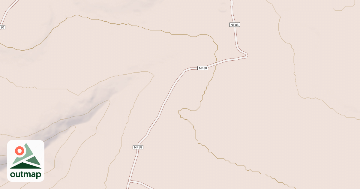 Map of USFS Motor Vehicle Use Map Roads {3C805FCC-4808-4105-A72F-E09AB8BDE614}