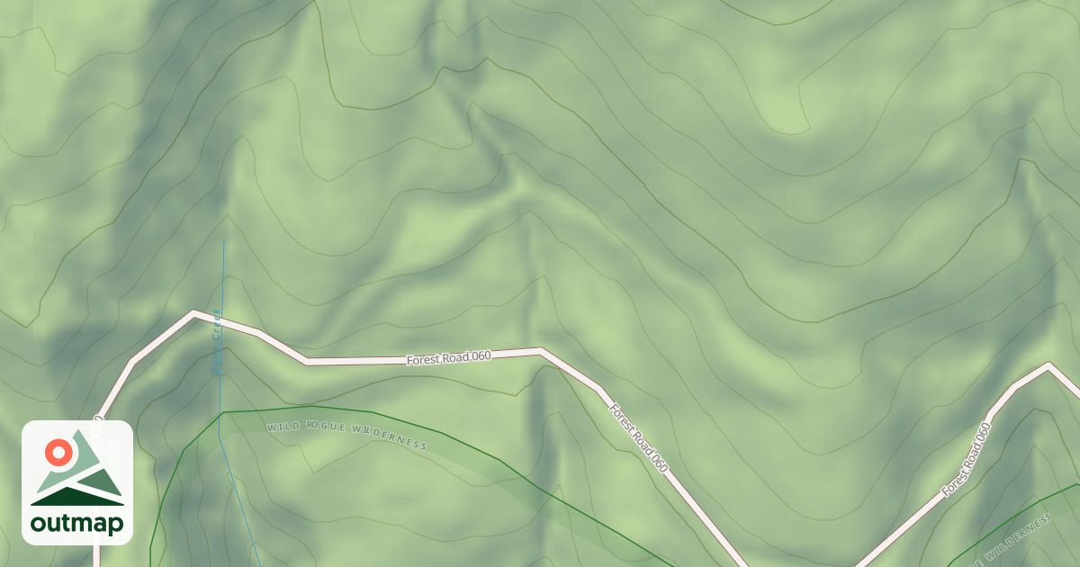 Map of DAN'S CREEK