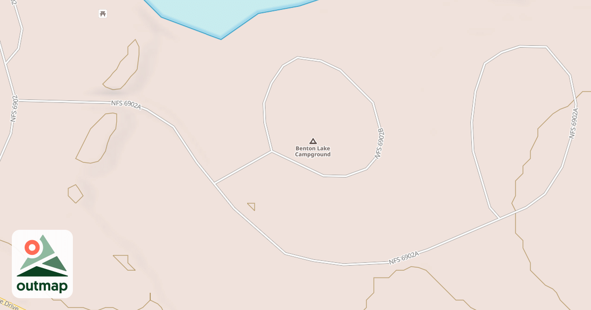 Map of BENTON CAMP LOOP