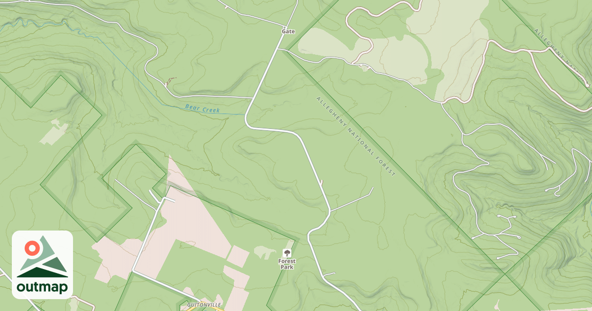 Map of MUZETTE