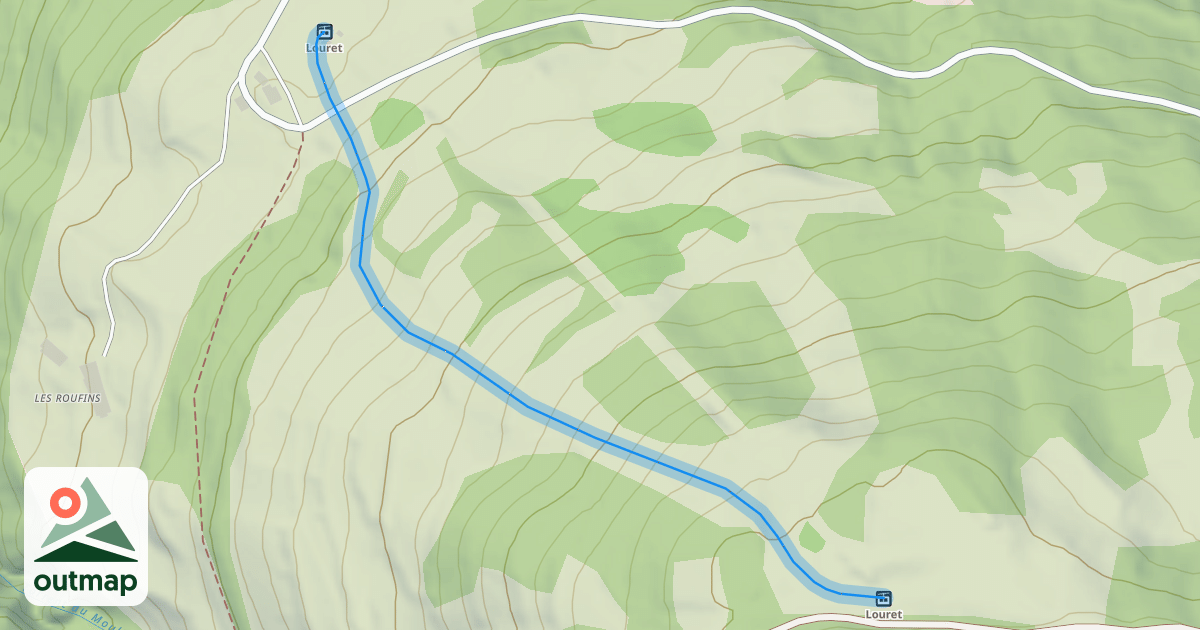 Map of Les Champs Longs