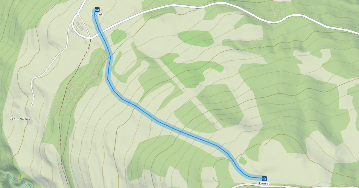Map preview of Les Champs Longs