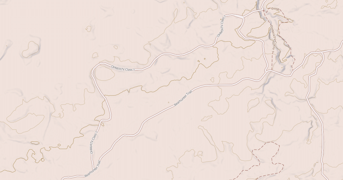 Map preview of Washington/Ramsey Trail