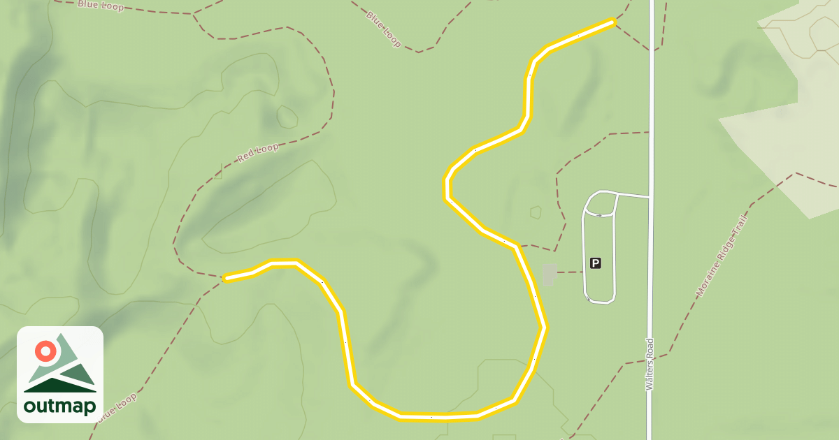 Map of Blue Loop