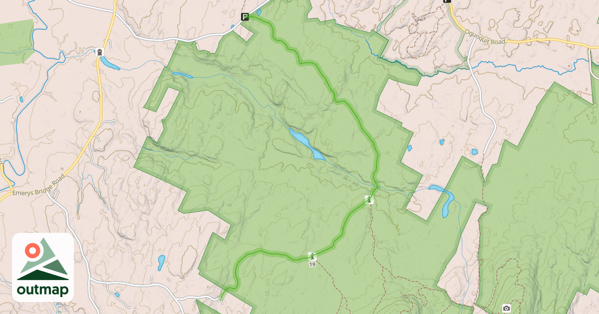 Map of Norman Mill Trail