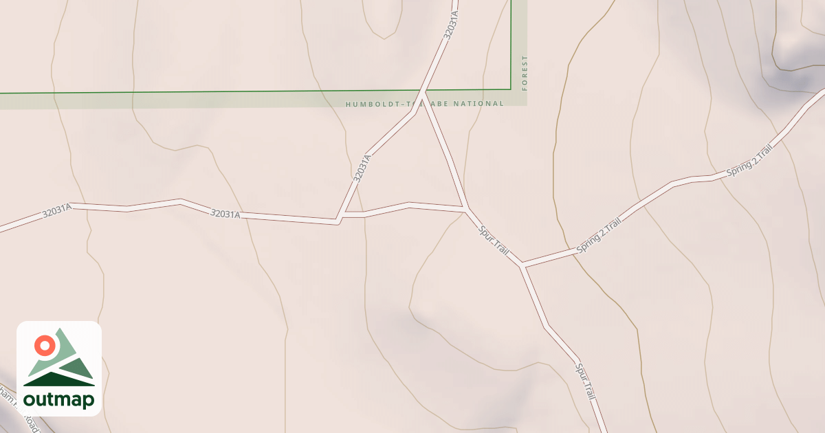 Map of BURCHAM CONNECTOR SPUR B