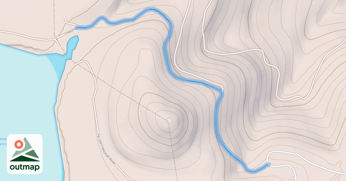Map of Chessman Road