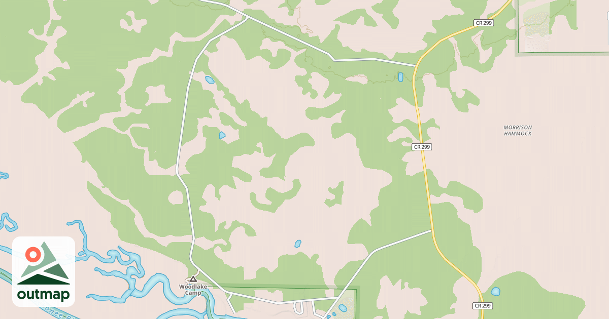 Map of ALLIGATOR SWAMP