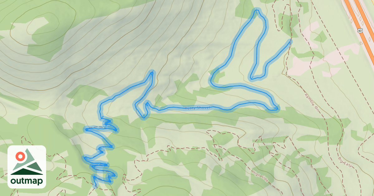 Map of Rusty Shovel