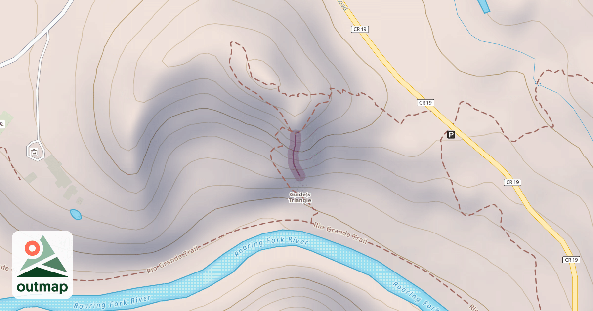 Map of Lower Buttressess