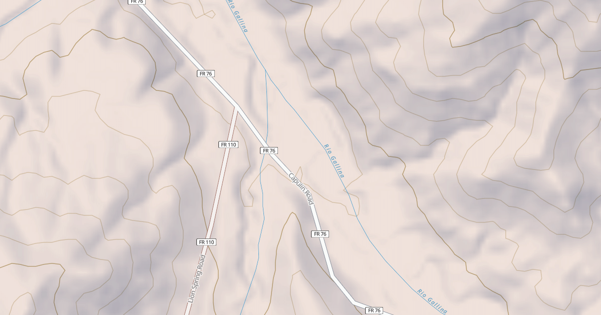 Map preview of GALLINA CANYON