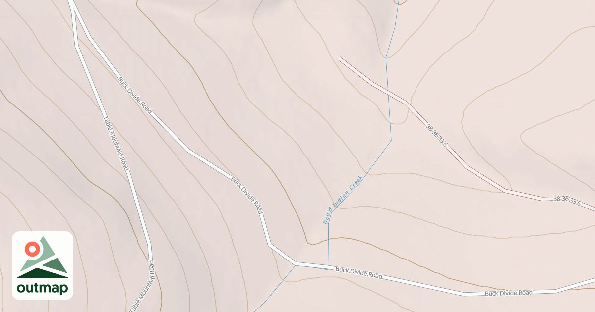 Map of Table Mountain Sled Trail