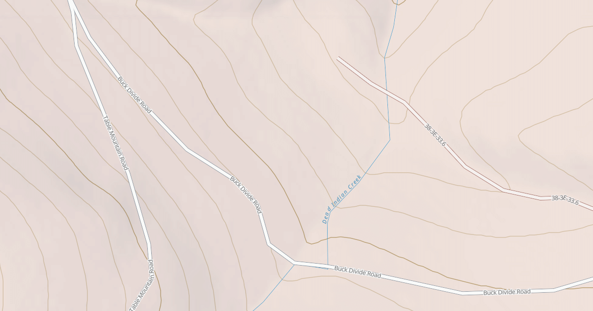Map preview of Table Mountain Sled Trail