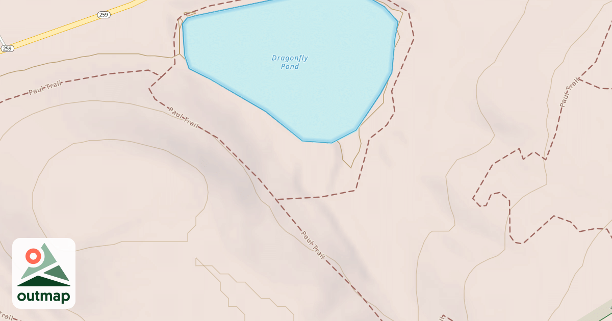 Map of Yellow Creek State Park Trails