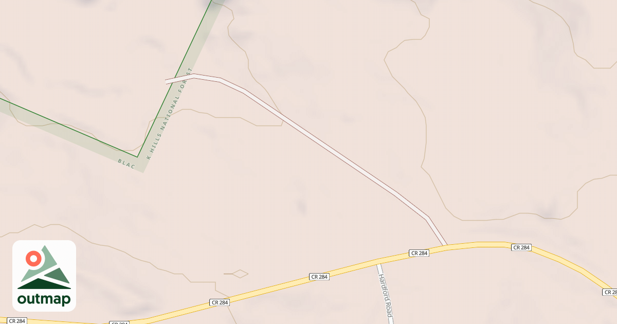 Map of CUSTER LIMESTONE BR 1D