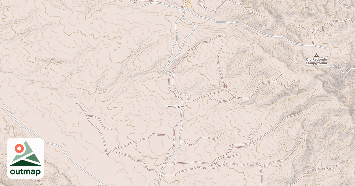 Map of COPPERTON