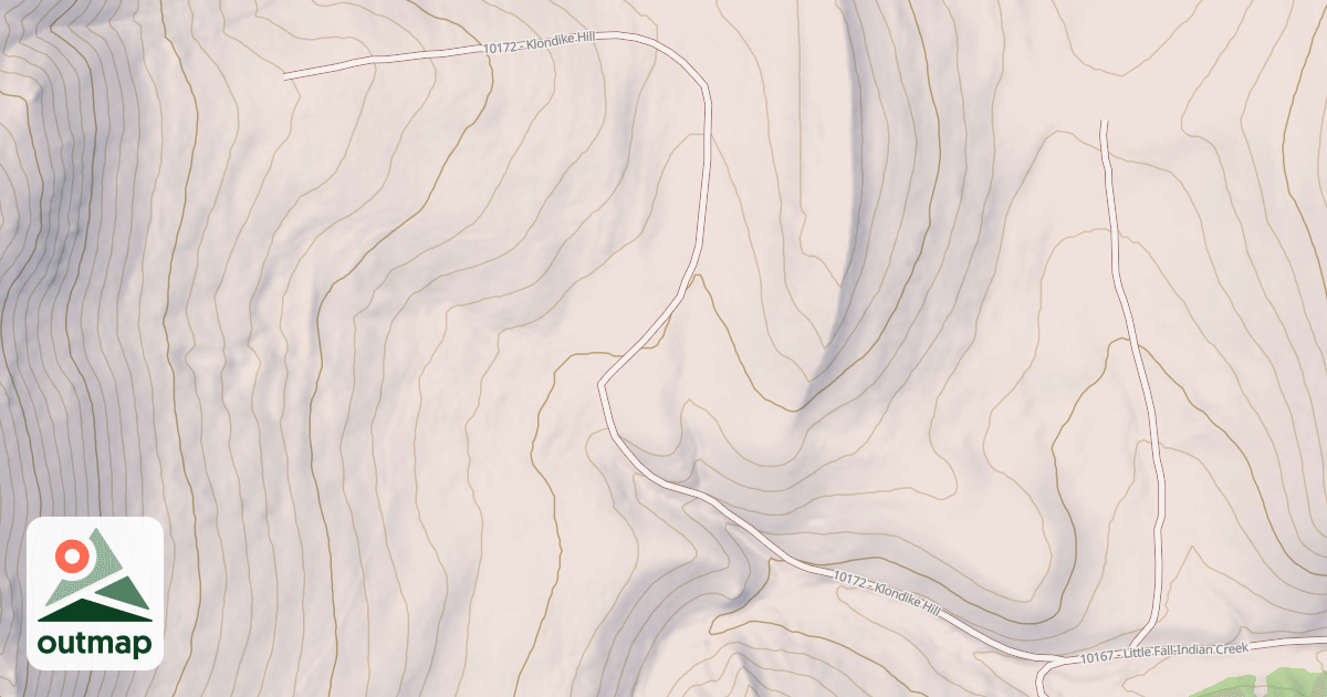 Map of KLONDIKE HILL