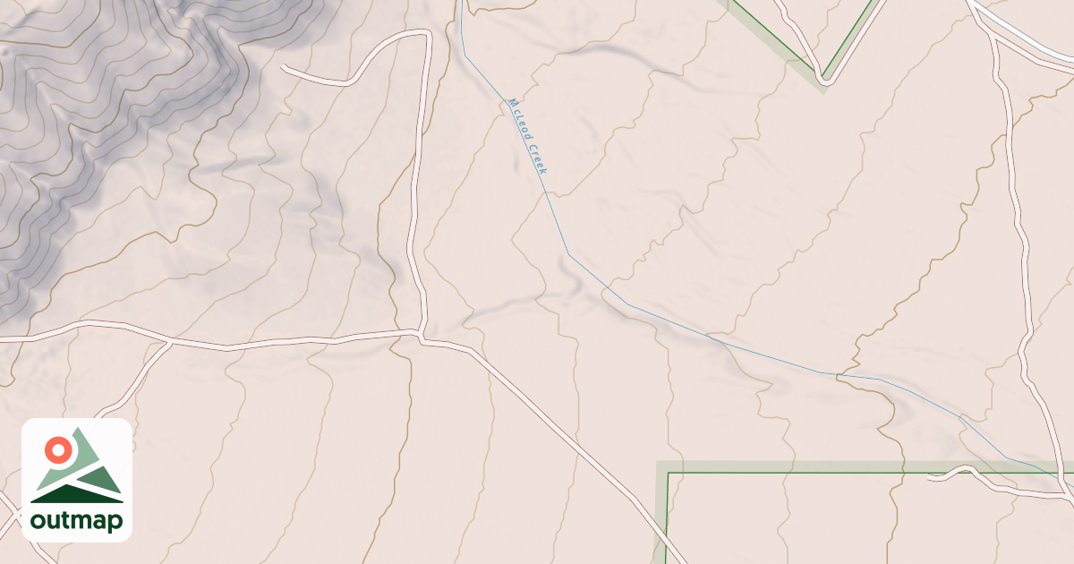 Map of MCLEOD CREEK