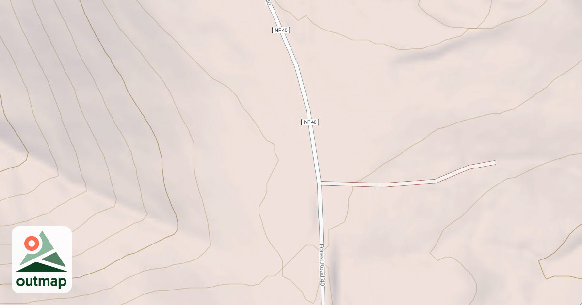 Map of USFS National Forest System Roads {DFDF4D4B-4786-4F25-9CF0-A2EA0C063239}