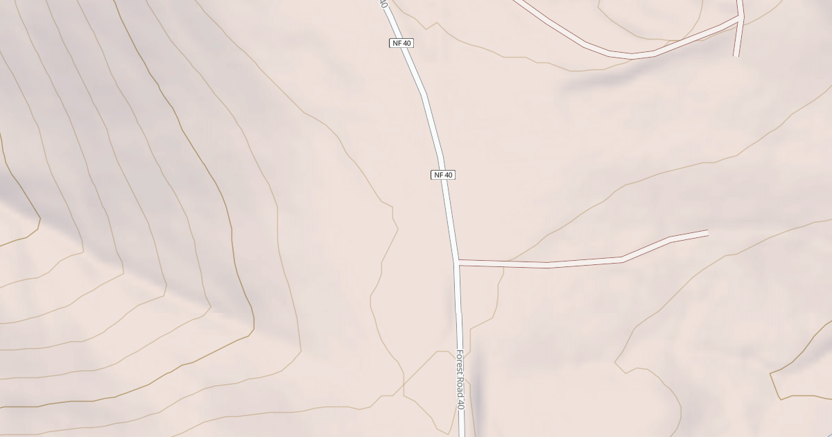 Map preview of USFS National Forest System Roads {DFDF4D4B-4786-4F25-9CF0-A2EA0C063239}