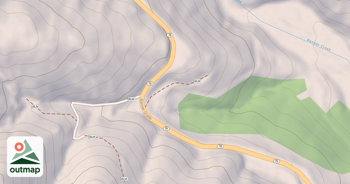 Map of BLM National GTLF Public Motorized Roads 10536b6f-75c6-41d8-97e6-f5b4af3c6118