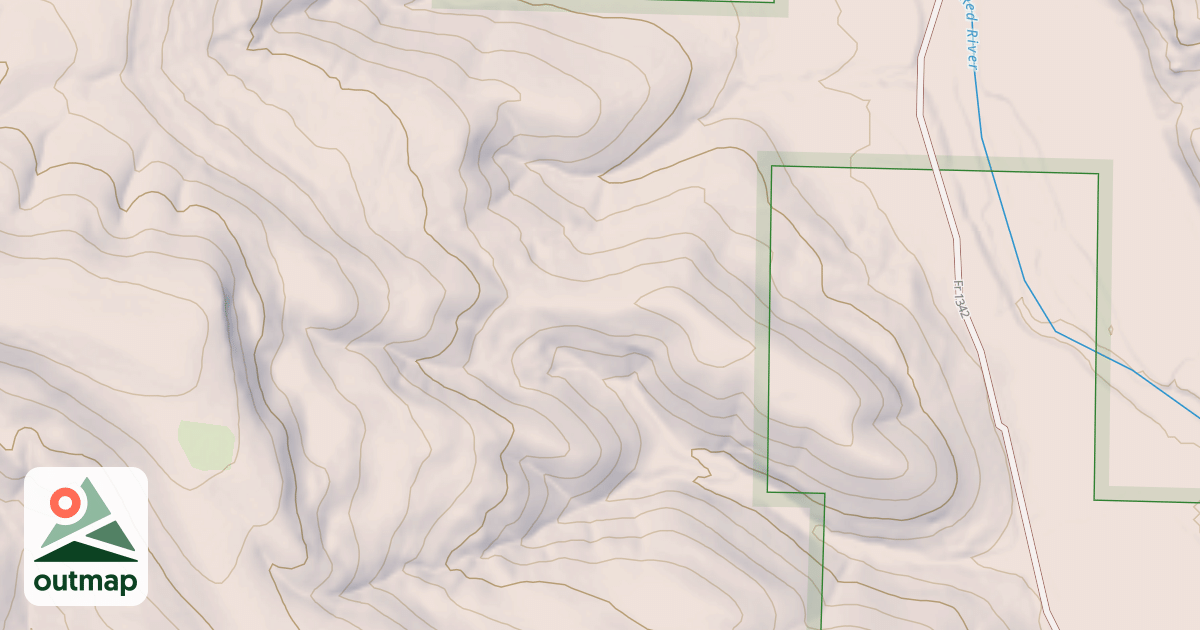 Map of USFS Motor Vehicle Use Map Roads {F011A753-3A00-4EDE-9FD1-BE0D9C463FA0}