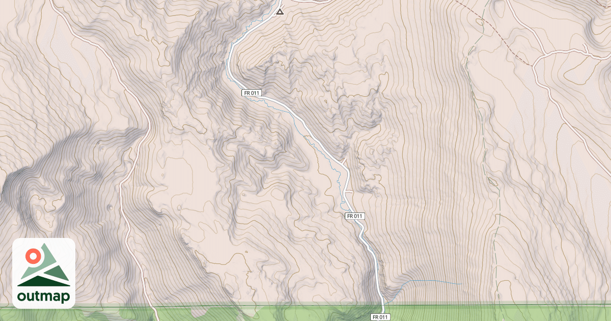 Map of BEAVER GREEN CANYON