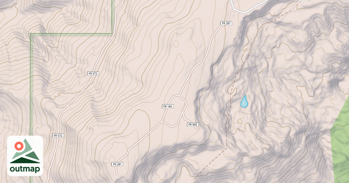 Map of HIGH MTN