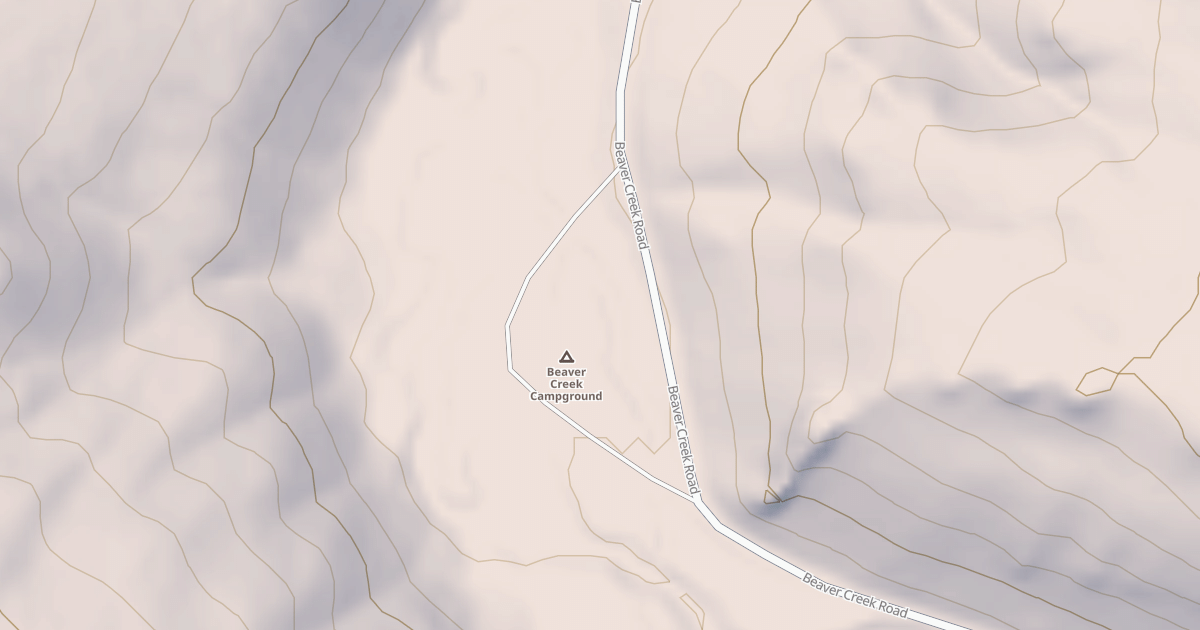 Map preview of BEAVER CREEK CAMPGROUND