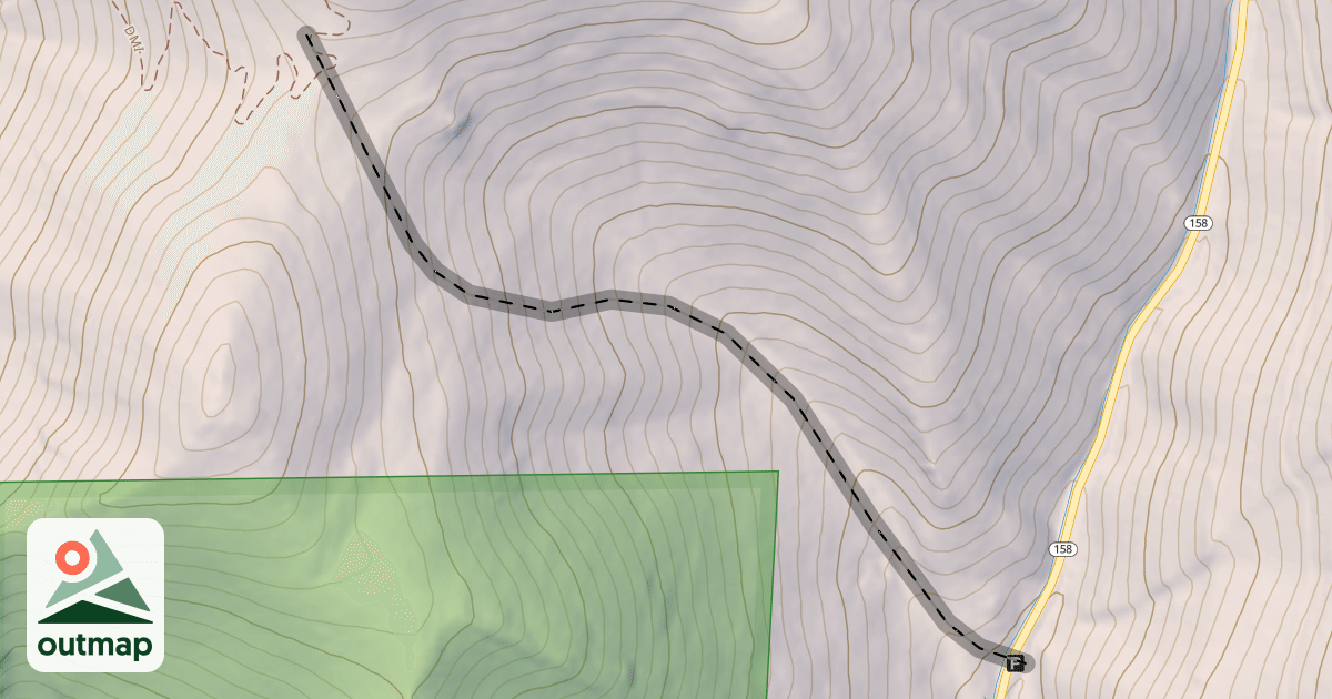 Map of Baldy Face
