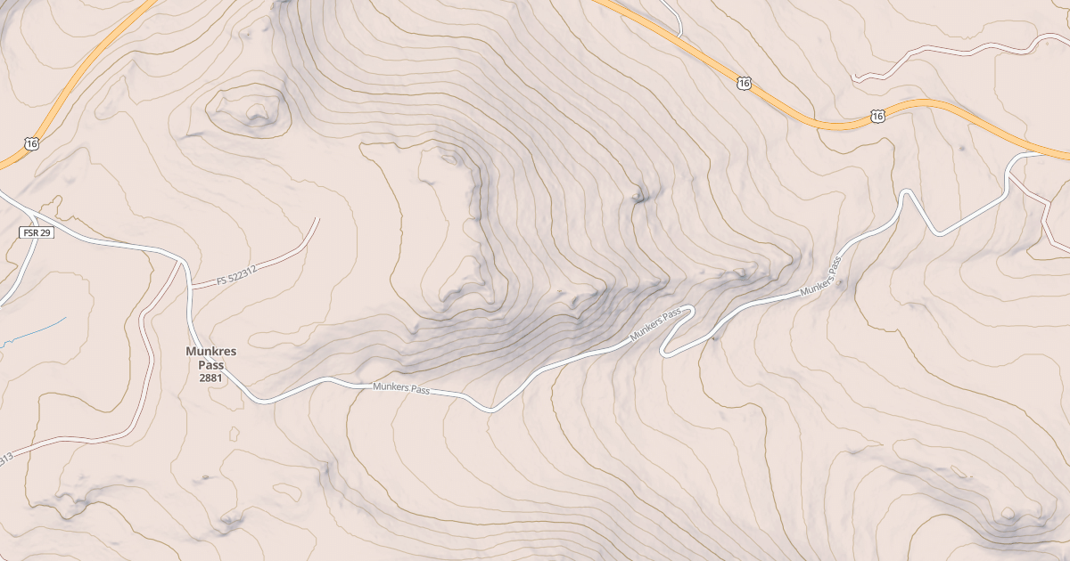 Map preview of MUNKRES PASS