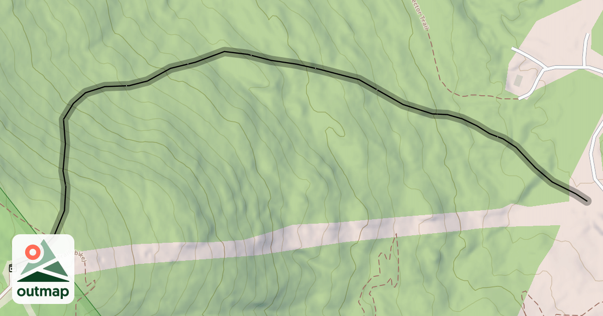 Map of Ski Bowl Glades