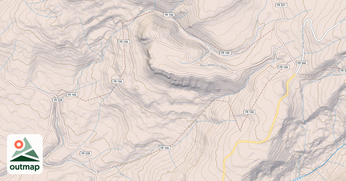 Map of RAMPARTS LOOP
