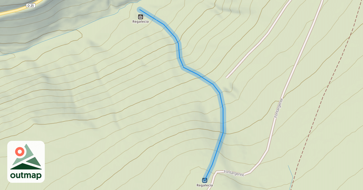 Map of Fontnere
