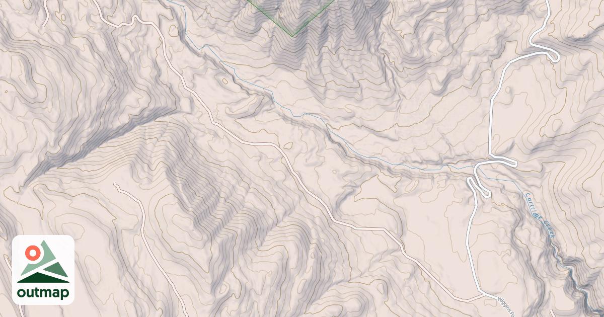 Map of CARTRIDGE CREEK