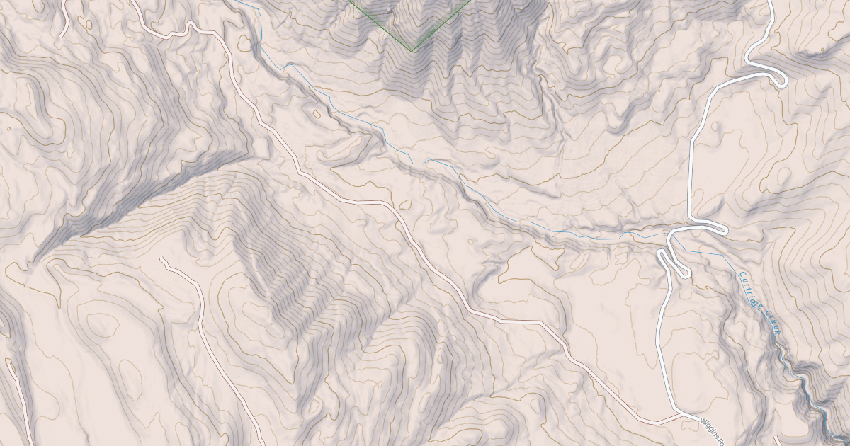 Map preview of CARTRIDGE CREEK