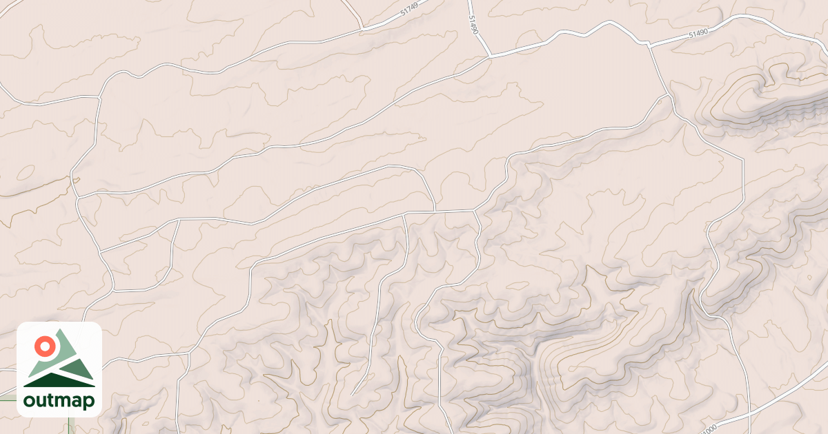 Map of USFS Motor Vehicle Use Map Roads {B99A1287-92AD-45FB-A6E7-73B67E182A1D}