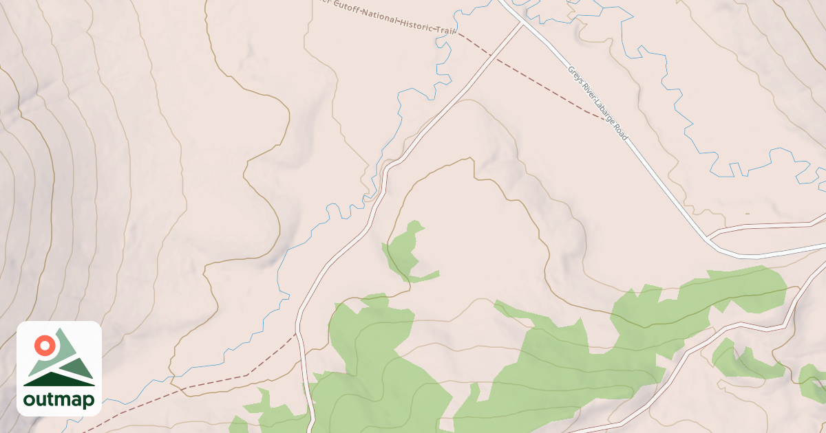 Map of LITTLE CORRAL CREEK