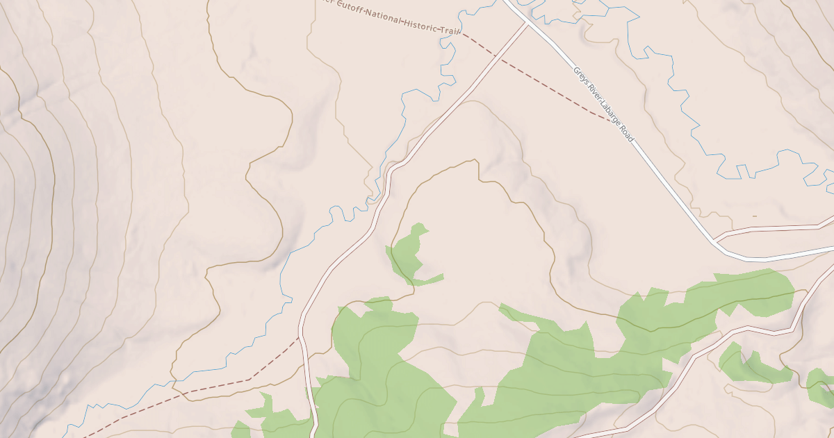 Map preview of LITTLE CORRAL CREEK
