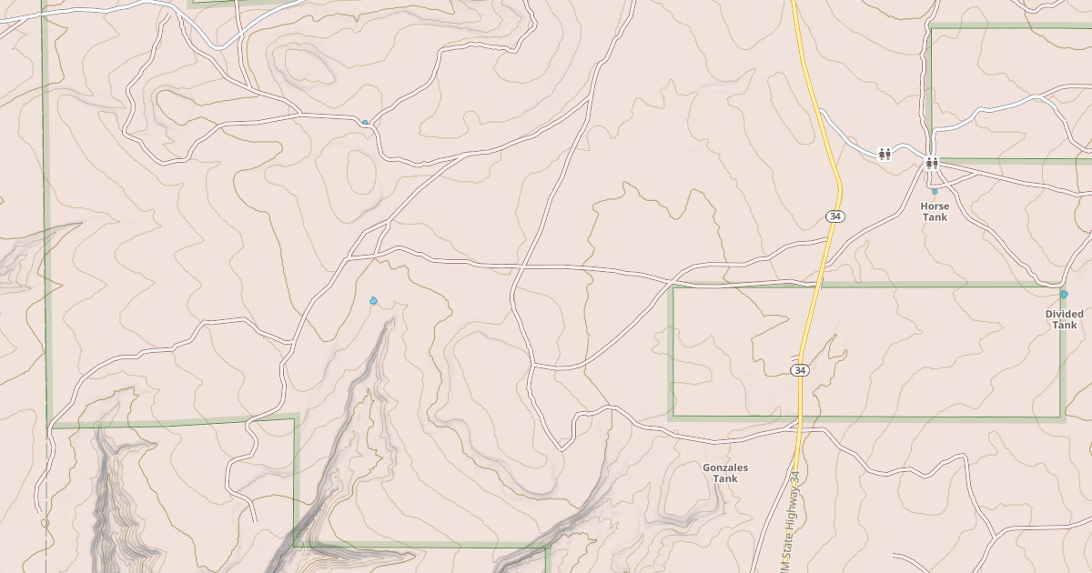 Map preview of USFS Motor Vehicle Use Map Roads {7B3E7520-46F4-4E3D-A84F-DA9B677E171E}