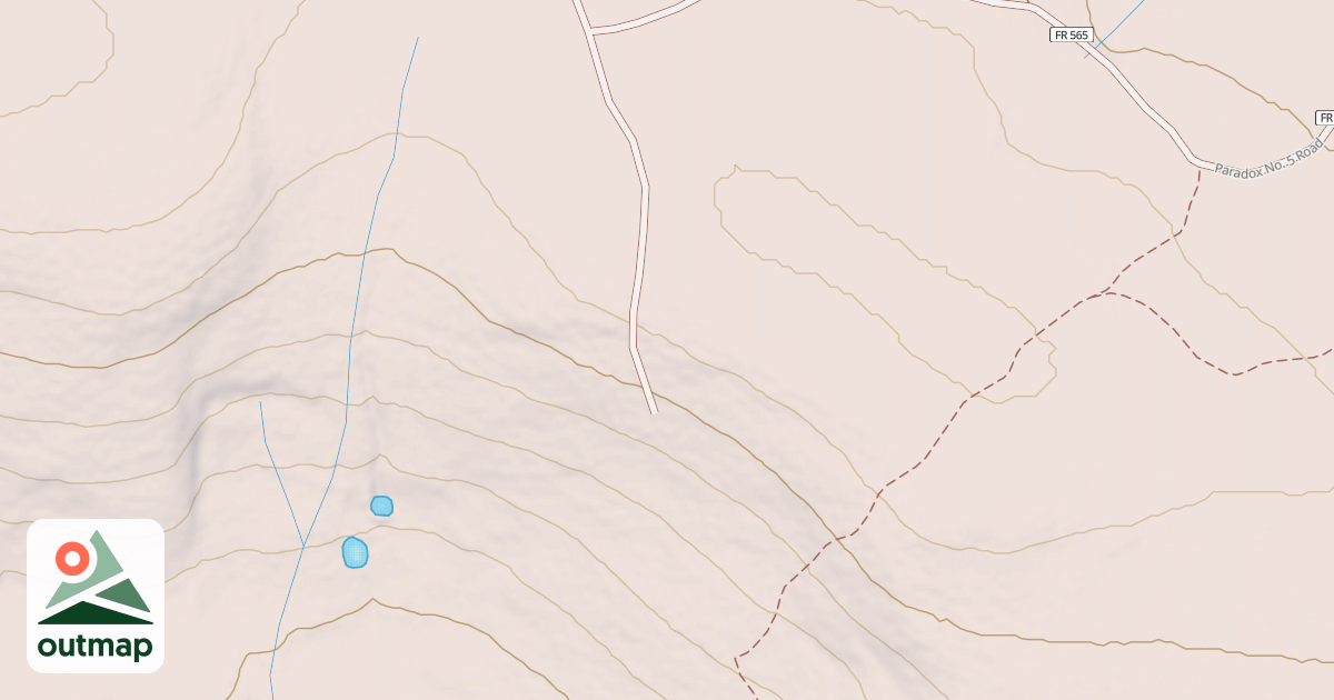 Map of Aspen Spur A