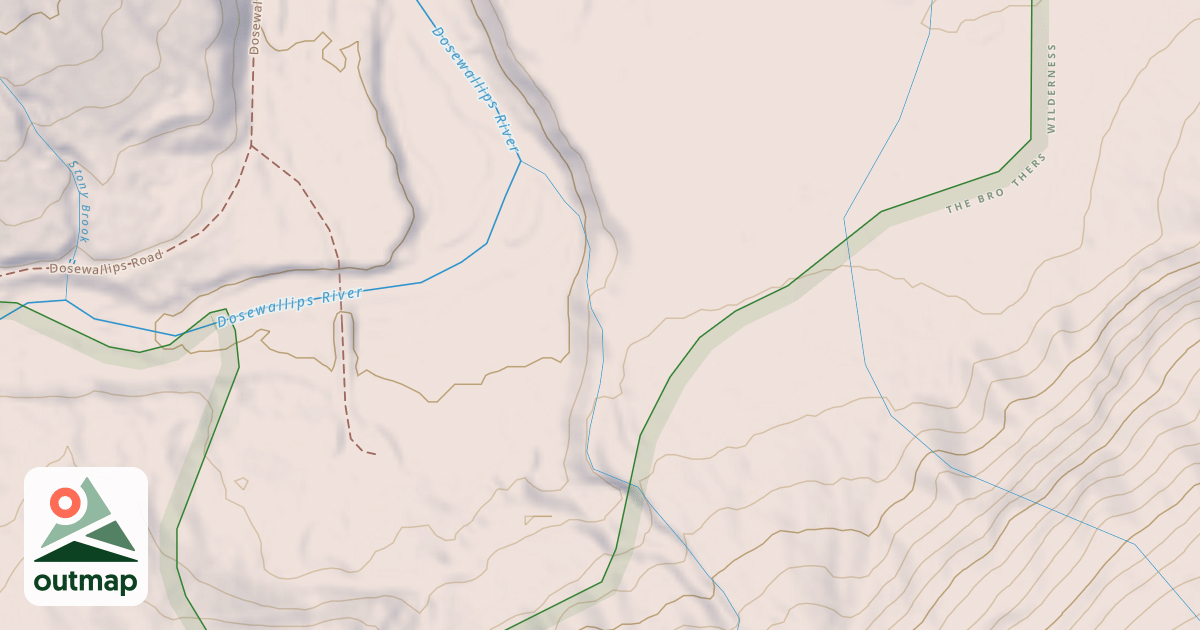 Map of USFS National Forest System Roads {2003FD53-3A8E-4E40-8014-165449598432}